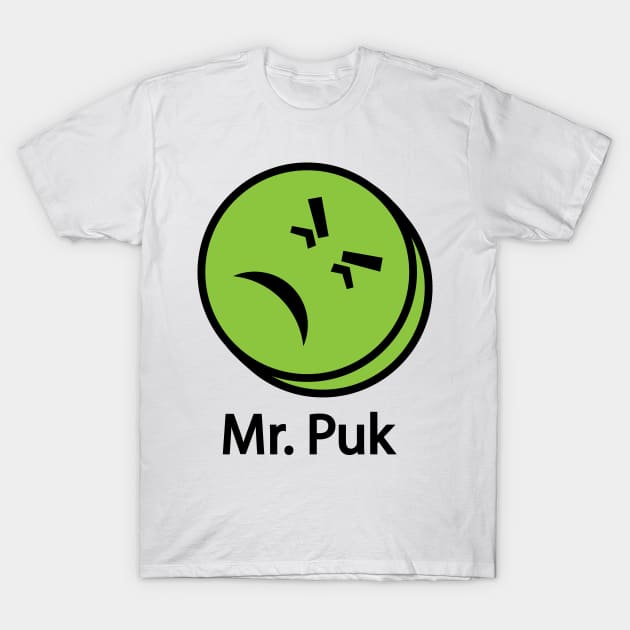 Mr. Puk (Mr. Yuk's Offspring) T-Shirt by albinochicken